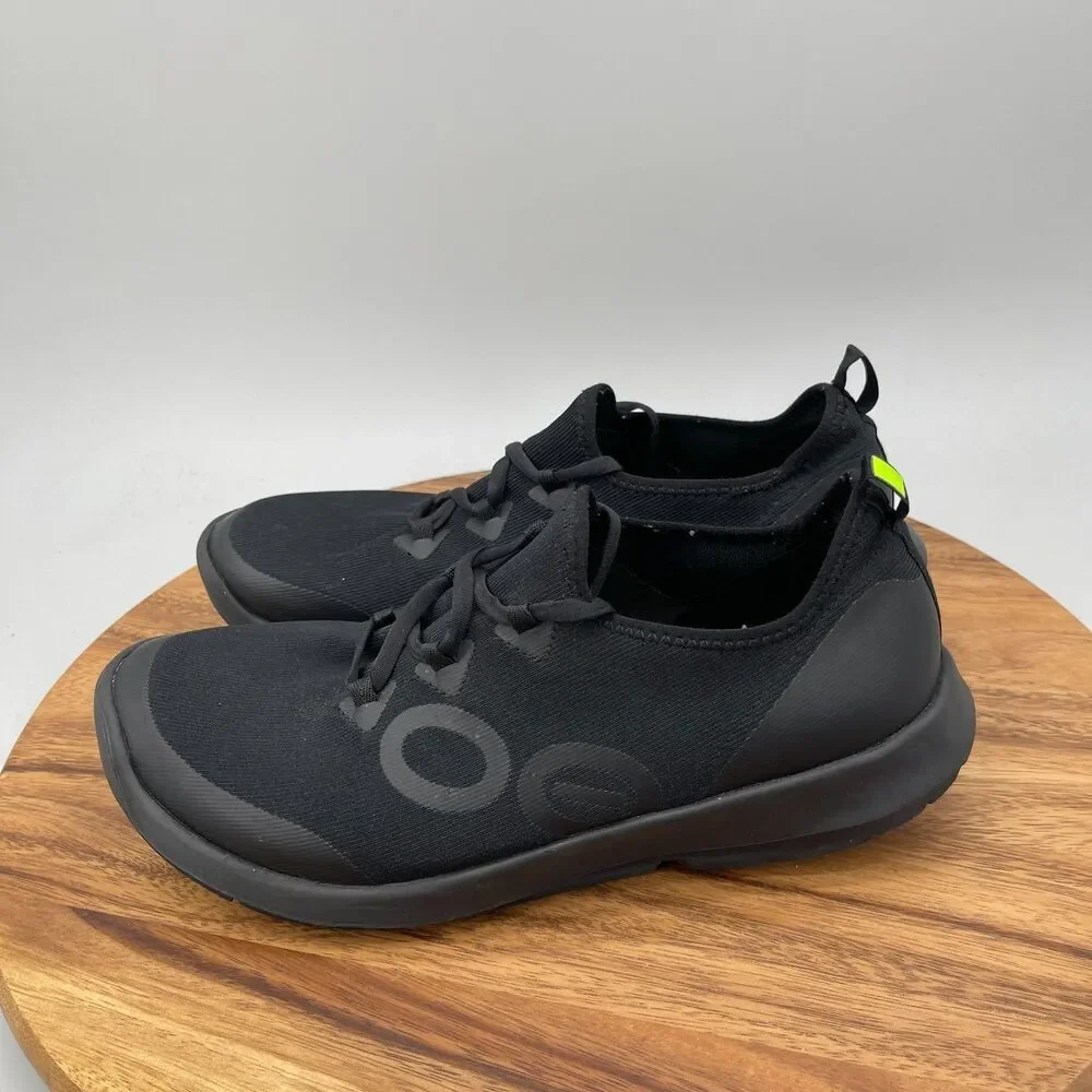 Oofos Oomg Sport LS Shoes Mens Size 12 Black Casual Comfort Walking Sneakers